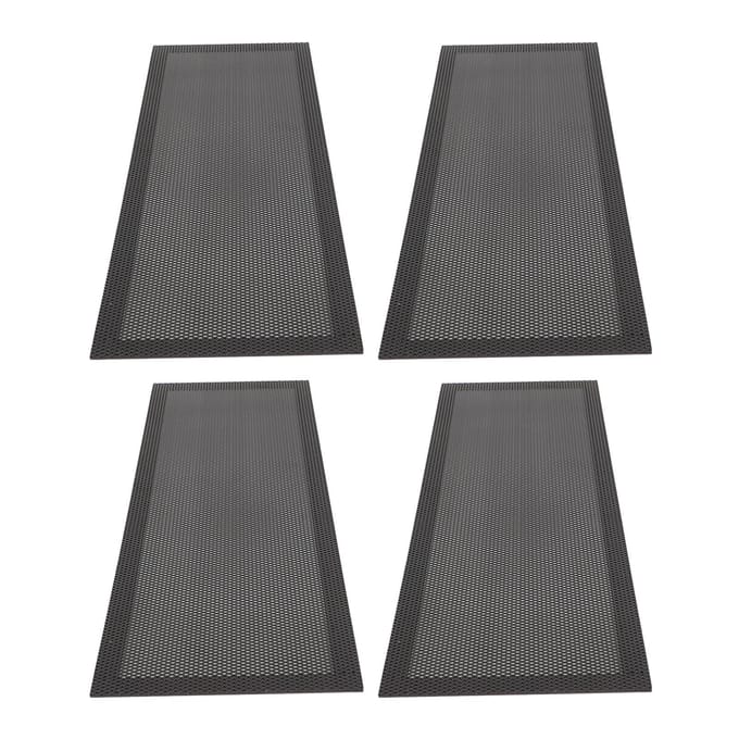 4 STUKS Vloerroosterdeksels PVC Magnetisch Vloerregister Rooster Gaas Filterscherm voor Muur Plafond Vangsten wit