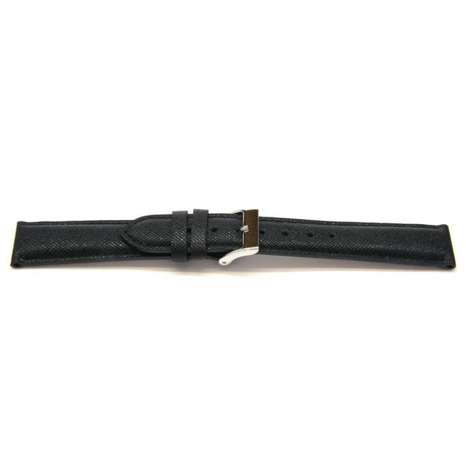Horlogeband F111 Saffiano Zwart 18x16 mm