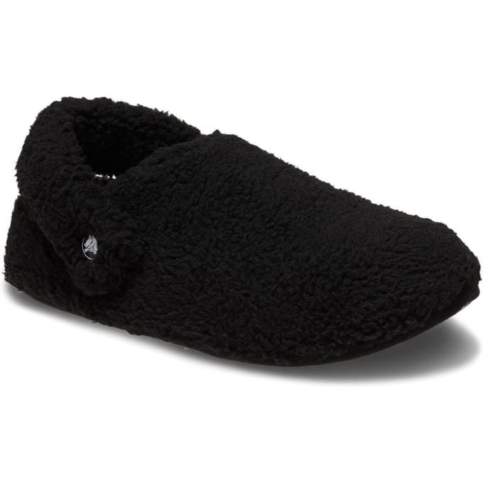Crocs Classic Cozzzy Slipper Polyester Dames Zwarte Slippers
