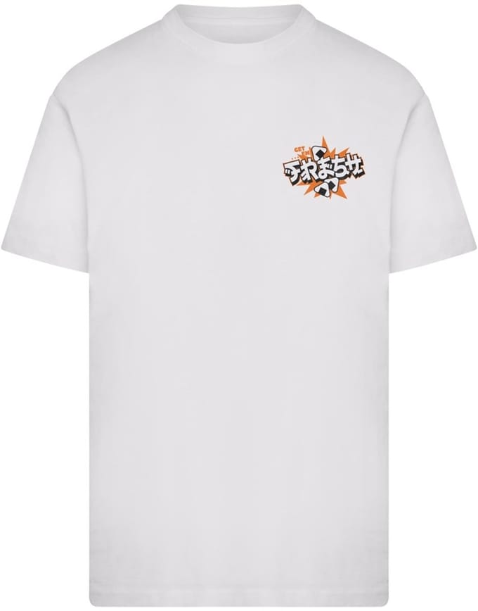 Mister Tee - Monstrously Delicious Onigiri 2 Go Heren Tshirt - XL - Wit
