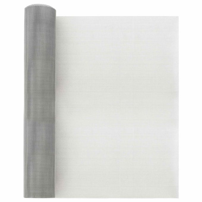 vidaXL - Gaasnet - 18 - mesh - 40 - x - 2000 - cm - Roestvrij - staal - 304 - zilver