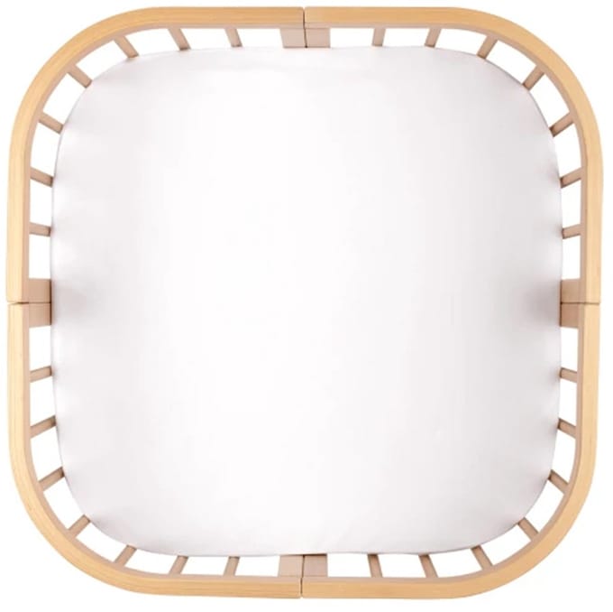 Waldin Hoeslaken Set - W2 - Wit - Voor 7-in-1 Babybedje