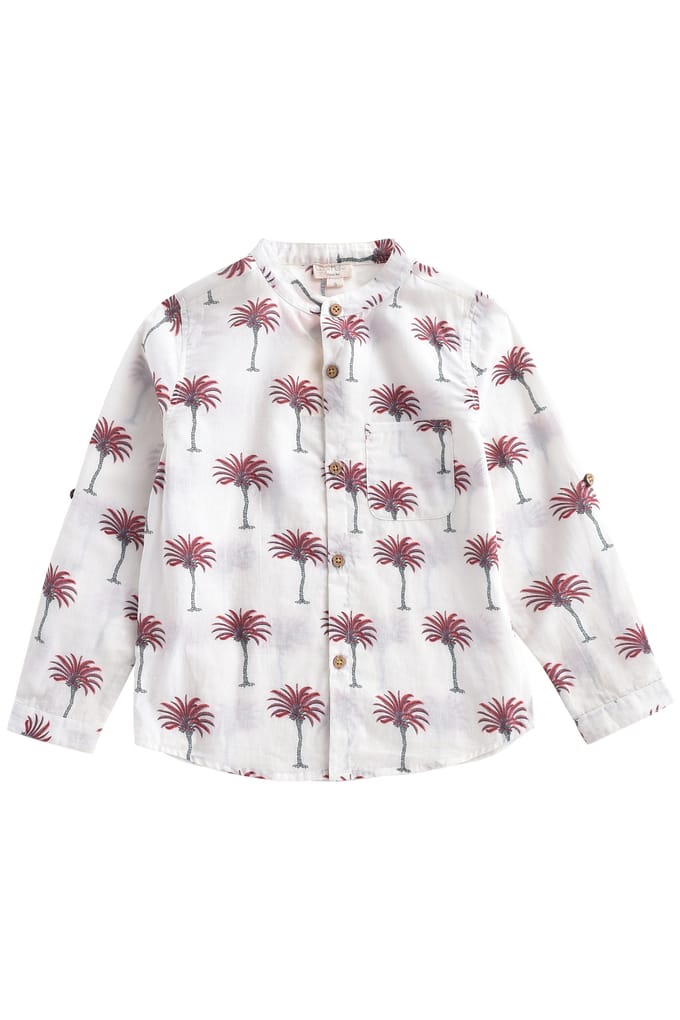 Louise Misha Shirt Amod White Tropical Taglia: 9M | Camicie Outlet | kids | Bianco