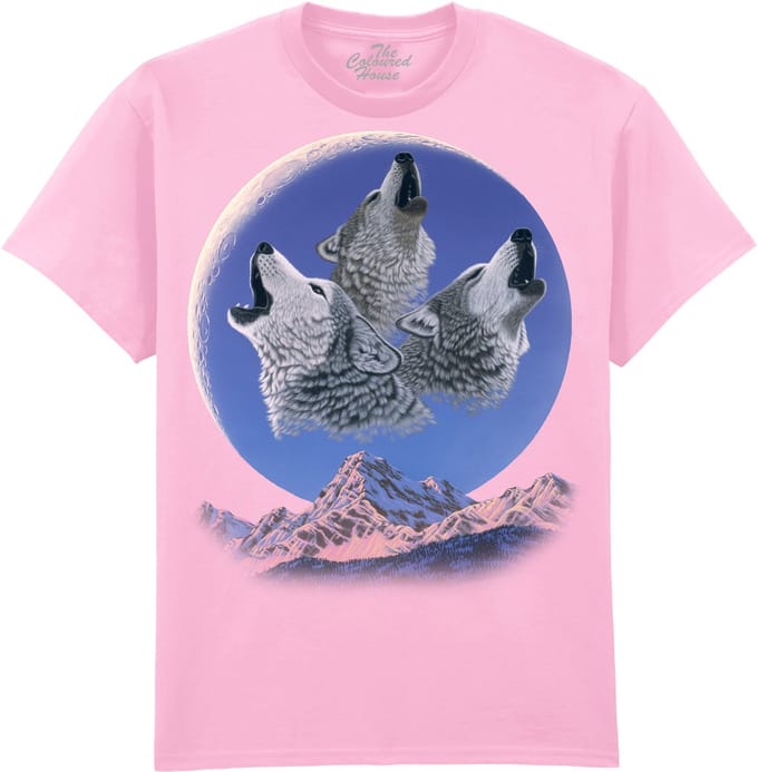Wolf Wolven Harmony Wolves The Coloured House T-shirt M