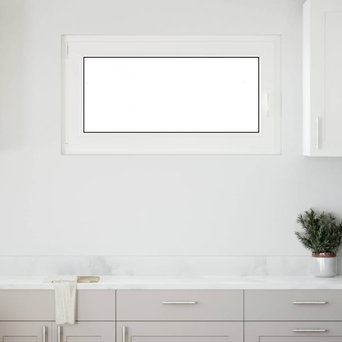 vidaXL - Kleur - binnenkant - kelderraam - Wit - RISOR - 110 - x - 60 - cm