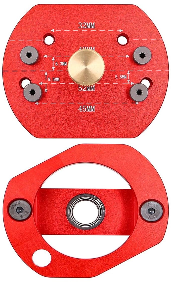 Dailygoods - 35 Mm Verstelbare Scharnierboormal voor Meubels