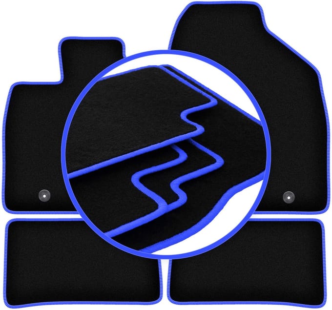 CARLUX-BLUE automatten voor: Lexus CT 200H hatchback (2010-2020)