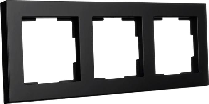EMhub afdekraam 3-voudig - Neo55 mat zwart (4090055)