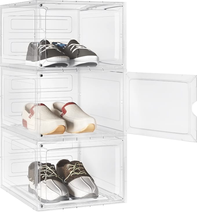 Schoenenbox - Transparant - 3 stuks - Sneakerbox - Opbergsysteem
