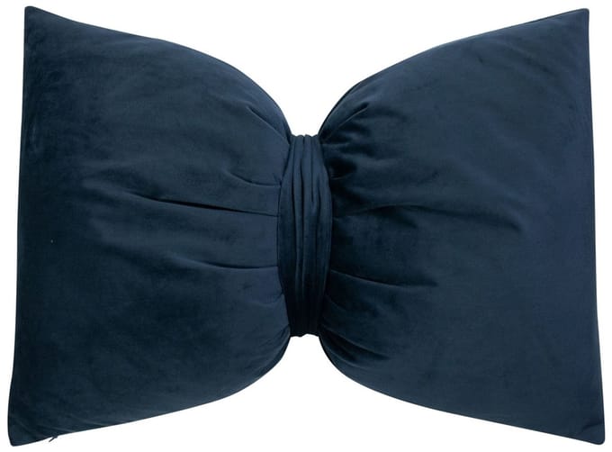 Strik Kussen Fluweel navy 40x60cm