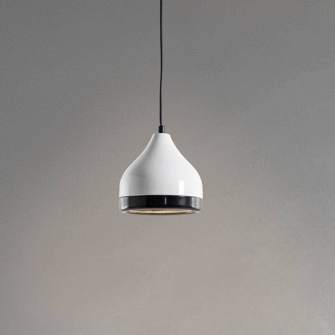 Opviq Hanglamp Yildo 6868, wit/zwart, metaal, 1-lamp