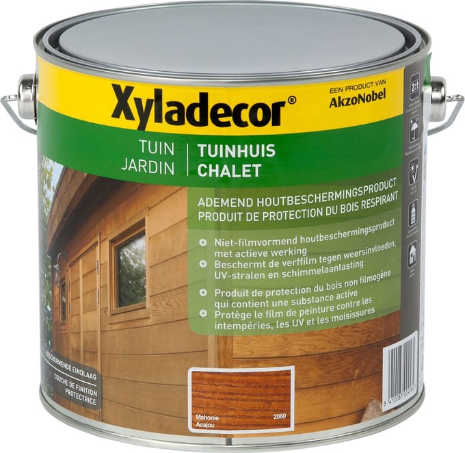 Xyladecor - Tuinhuis - Mahonie - 2,5 L