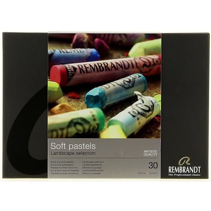 Soft pastel set heel 30 kleuren softpastels "landschap" pastelkrijt