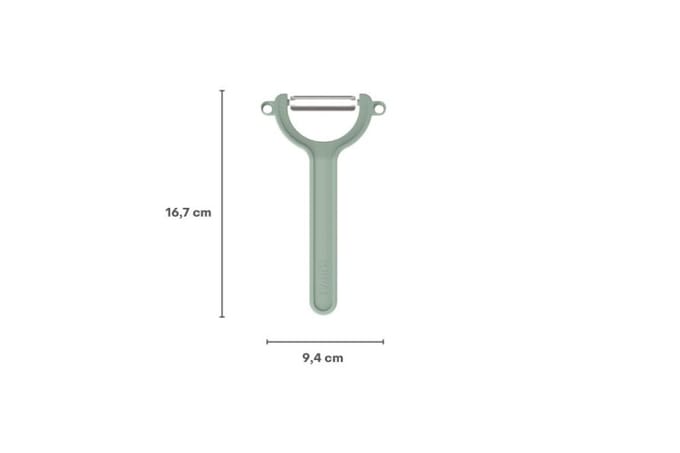 Mepal Dunschiller rvs Chef it - 17 cm - Aardappelschiller - Scherpe messen - Vaatwasmachinebestendig - Keukengerei - Chalk