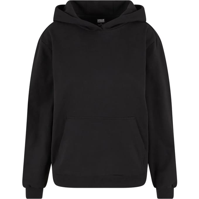 Urban Classics - Loose Light Brushed Fleece Hoodie/trui - S - Zwart