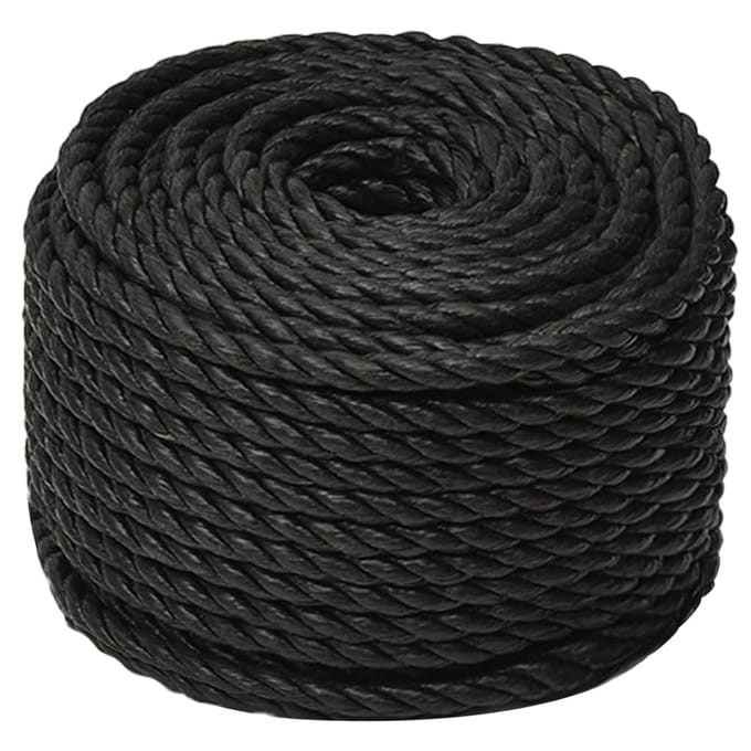vidaXL - Werktouw - 16 - mm - 250 - m - polypropeen - zwart