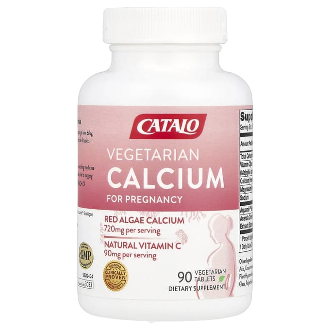 CATALO, calcium végétal pour la grossesse, 90 comprimés végétariens