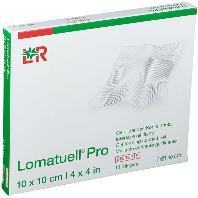Lomatuell Pro Kompres Ster 10x10cm 10 30871