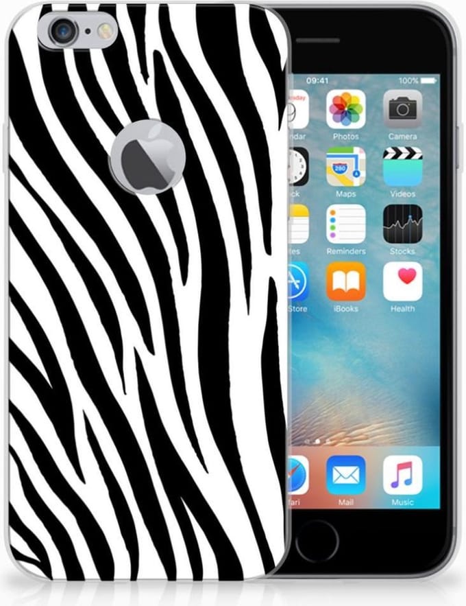 Apple iPhone 6 Plus | 6s Plus TPU Hoesje Zebra