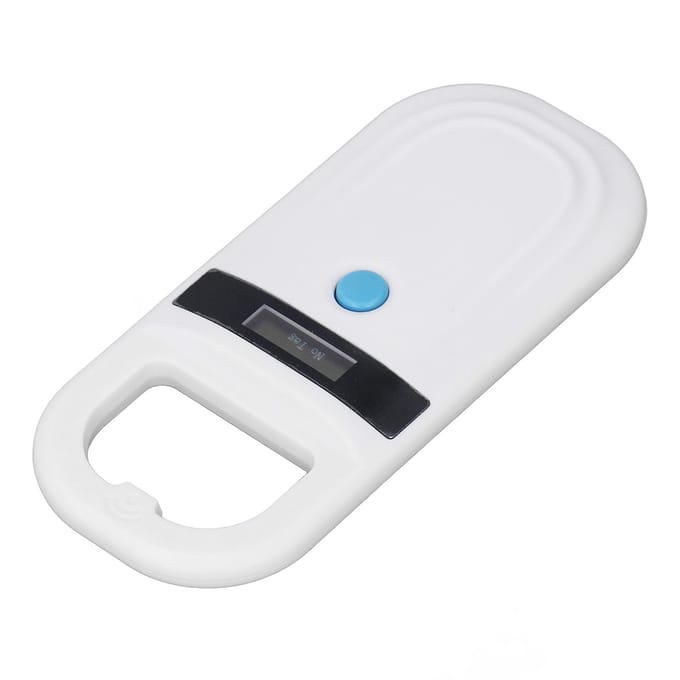 Huisdier Microchip Scanner Reader LED Display 134.2KHZ 125KHZ 256 Gegevensopslag Draadloze Dieren-ID gray