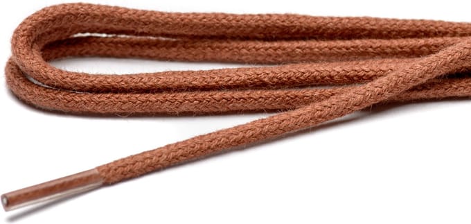 ARIESZZZ Schoenveters - Cognac wax - 75 cm - 2 mm - 4-6 gaatjes