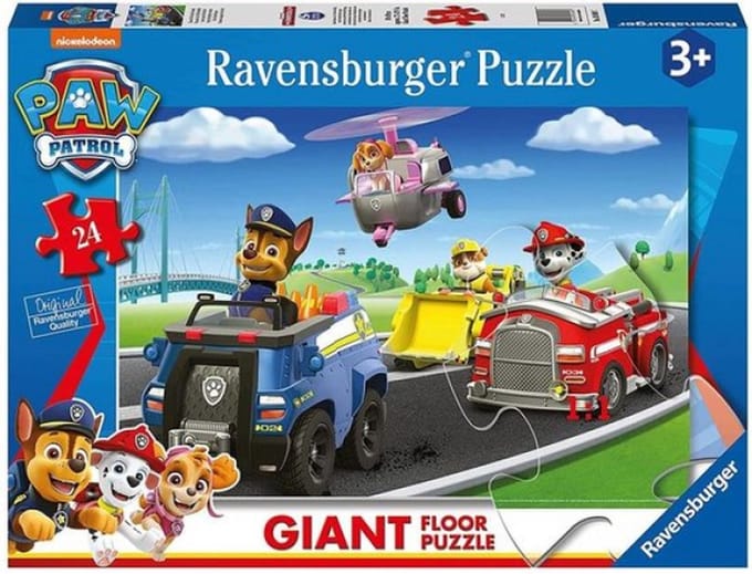 Ravensburger - Grote vloerpuzzel Paw Patrol - 24 stukjes