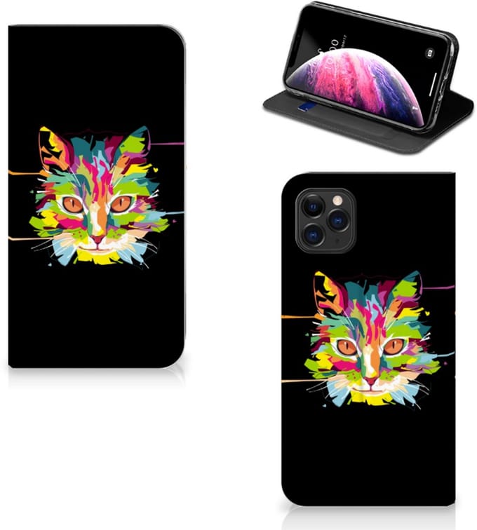 Apple iPhone 11 Pro Max Magnet Case Cat Color