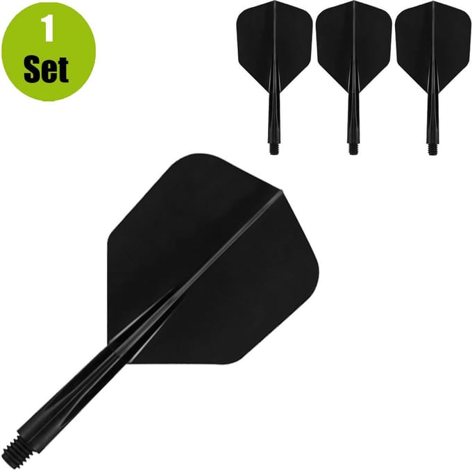 Condor Axe Flight System - Small Black - Dart Flights