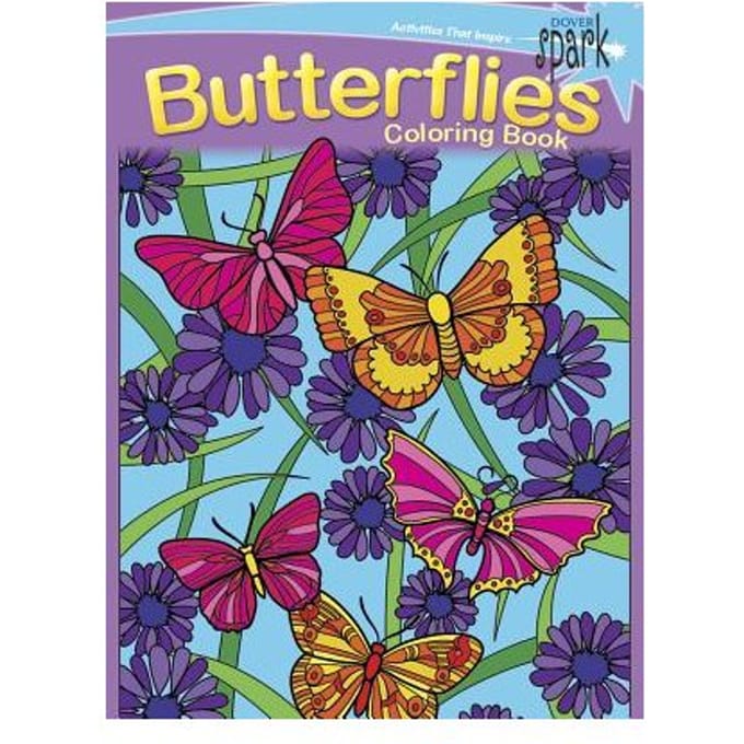 Spark -- Butterflies Coloring Book - Jessica Mazurkiewicz