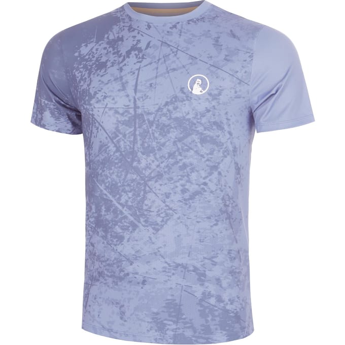 Quiet Please Glow Receiver Scrubbled T-shirt Heren