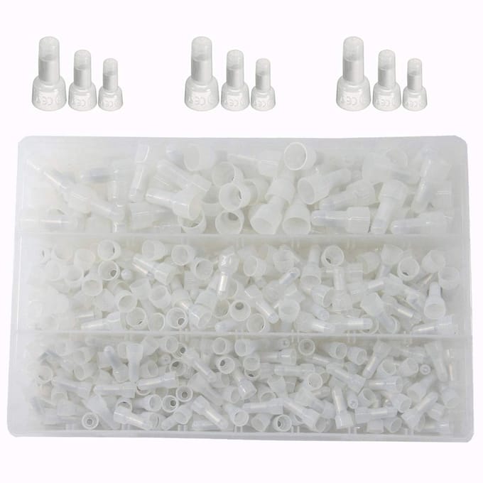 430 Stks Nylon Gesloten Einde Connectoren krimp Cap Terminals Connectors Kit(NM)