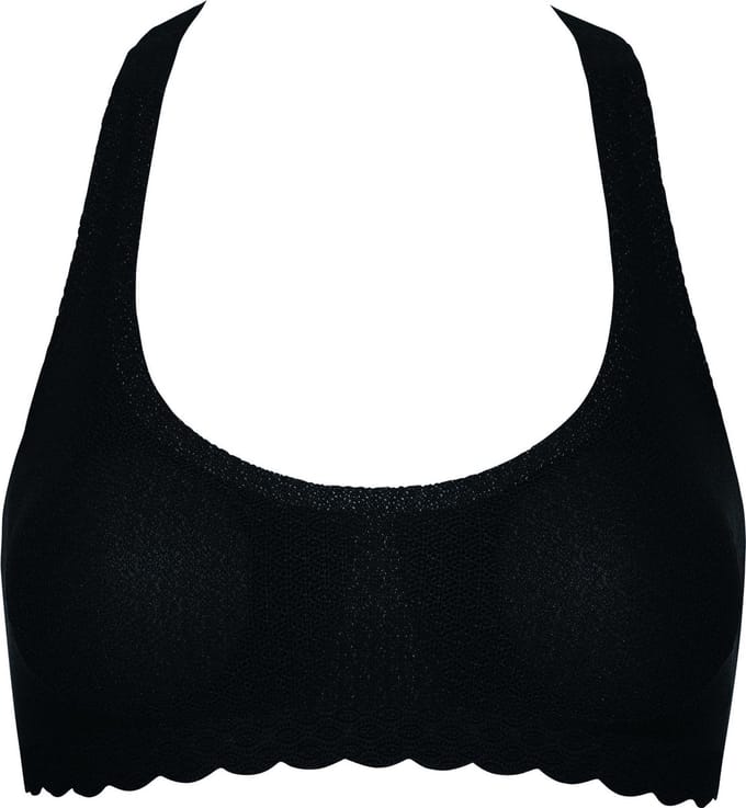 sloggi - Maat L - ZERO Feel Lace Top - Zwart