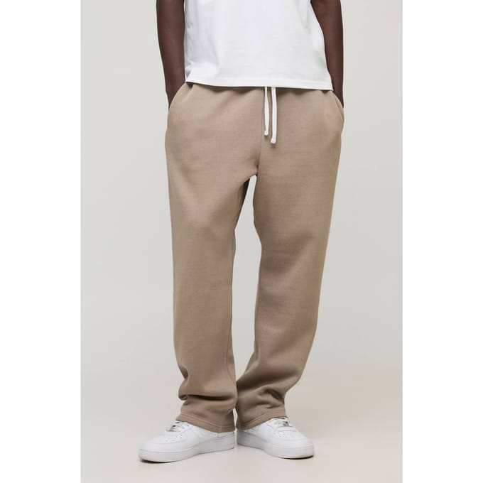 Basic Baggy Drop Crotch Jogger | Taupe | Size Medium