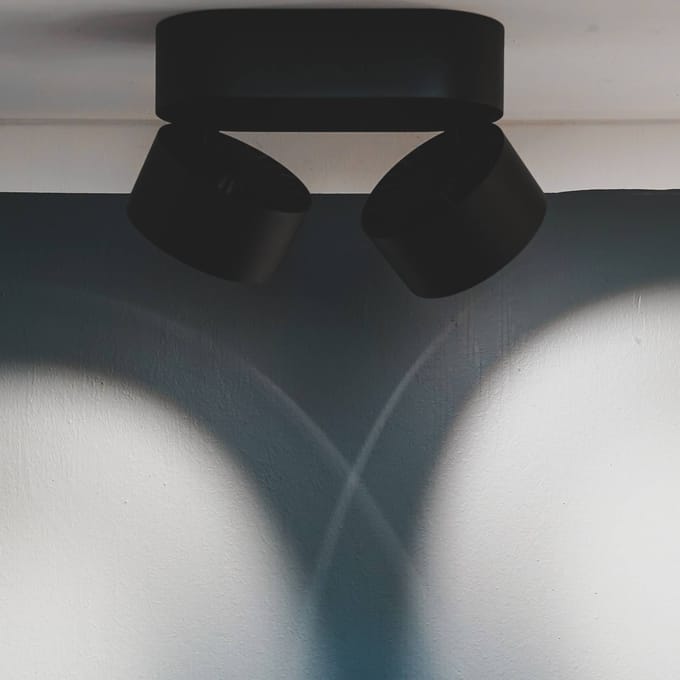 LOOM DESIGN Aim LED plafondspot 2-lamps zwart