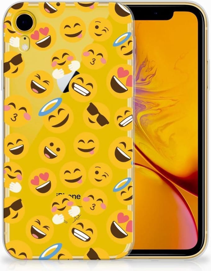 TPU Hoesje voor Apple iPhone Xr TPU bumper Emoji