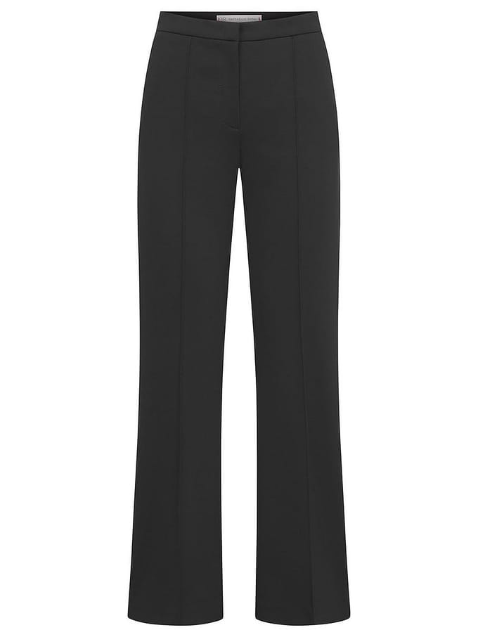 Straight Fit-broek Van Raffaello Rossi zwart