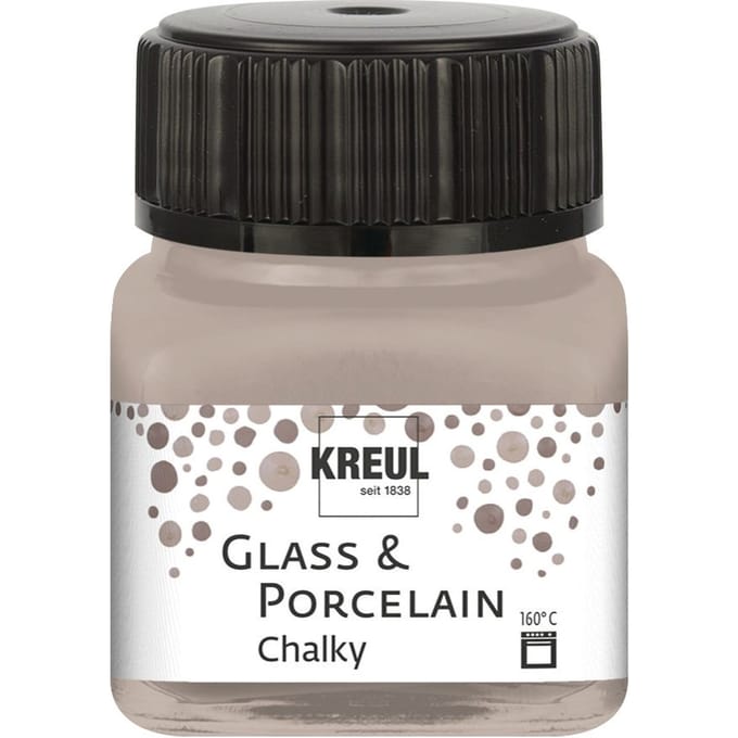 Glasverf - Porseleinverf - Noble Nougat - Extra Mat - Chalky - Kreul - 20ml