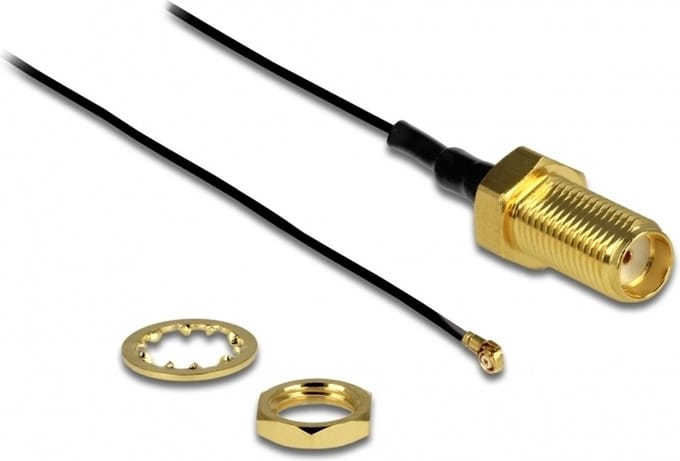 DeLOCK 88814 coax-kabel 0.2 m MHF IV (I-PEX) HSC MXHP32 Grijs