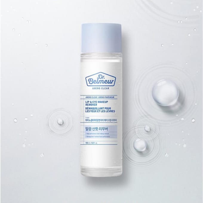 THE FACE SHOP Dr.Belmeur Amino Clear Lip & Eye Makeup Remover 150ml 150ml white