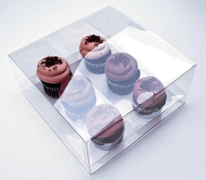 Cupcake Dozen voor 6 Cupcakes 22.9x22.9x10.2cm (100 Stuks)