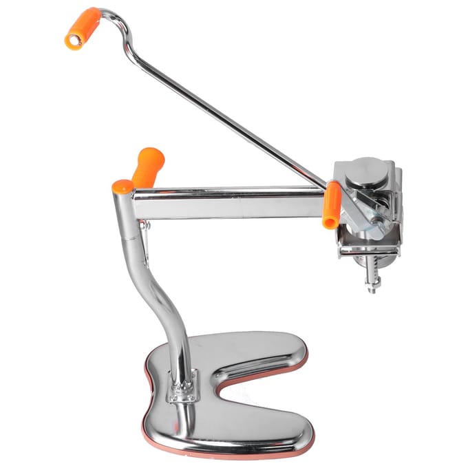 Huishoudelijke Handmatige Noodle Maker Roestvrij Staal Pasta Pers Maakmachine met 7 Noodle Vormen Keuken gray