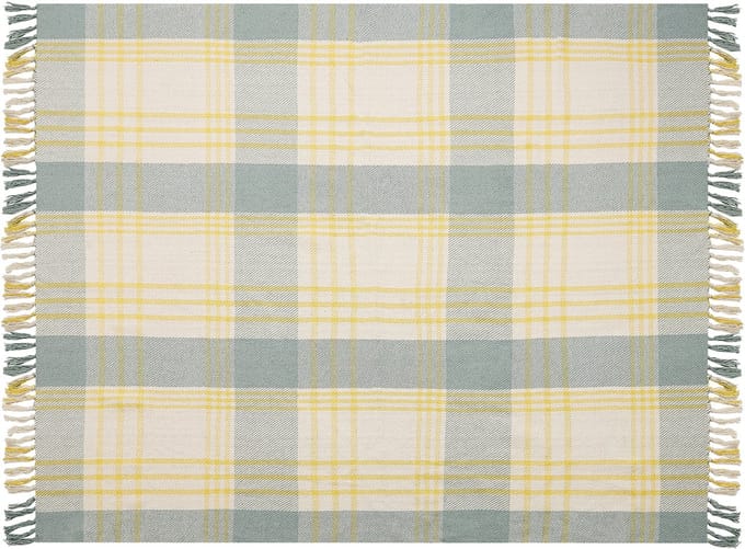 BETALI - Plaid - Mintgroen - 125 x 150 cm - Katoen