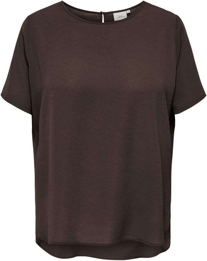 ONLY CARMAKOMA - CARVICA S/S TOP WVN NOOS Dames Top