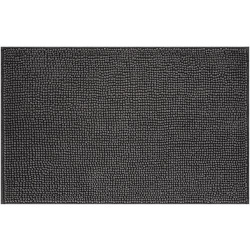 LIVARNO Chenille badmat 50 x 80 cm (Antraciet)