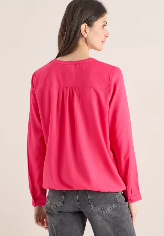 Blouse in effen kleur