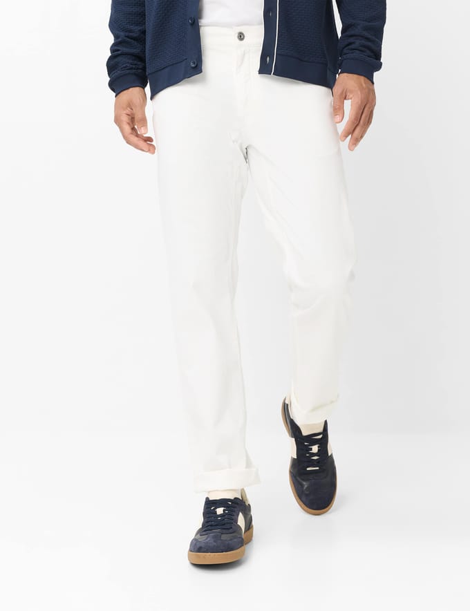 Brax Heren Jeans  Style COOPER, wit, maat 44/36