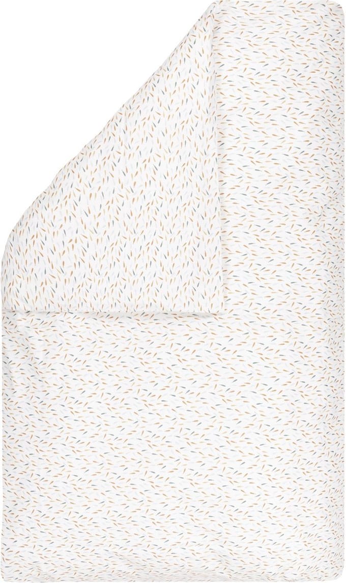 BINK Bedding Dekbedovertrek Fish Naturel Ledikant 100 x 135 cm (zonder sloop)