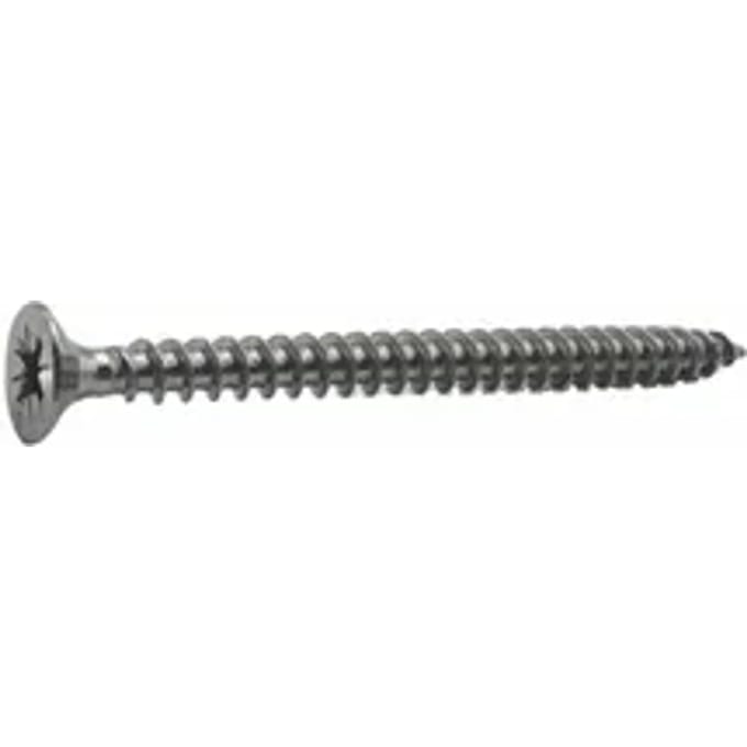 Sencys Universele Schroef Rvs Verzonken Kop Pozi - 4,5x60mm - 5 Stuks