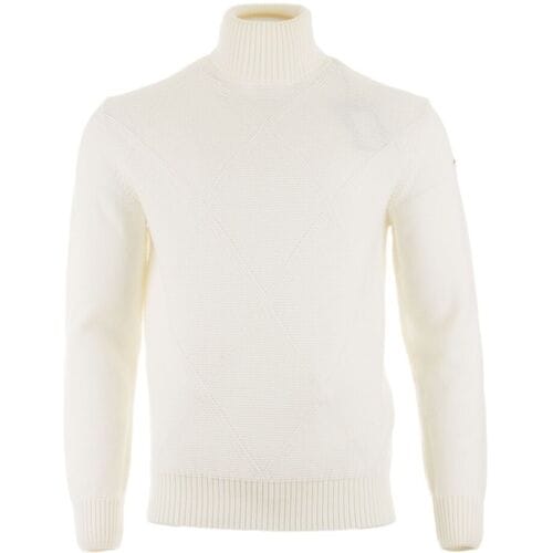 Paul & Shark Trui Diamond Pattern Turtleneck Off White / male