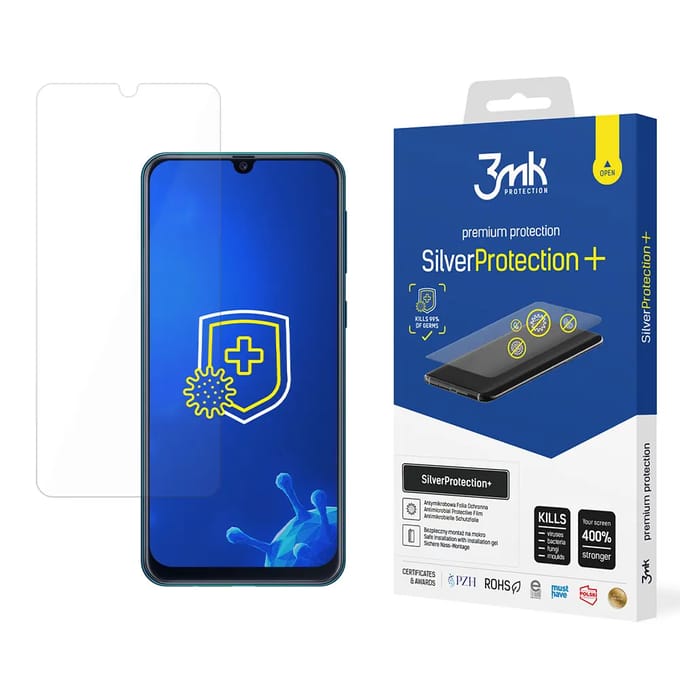 Antimicrobiële beschermingsfilm 3MK Samsung Galaxy M21 SilverProtection+